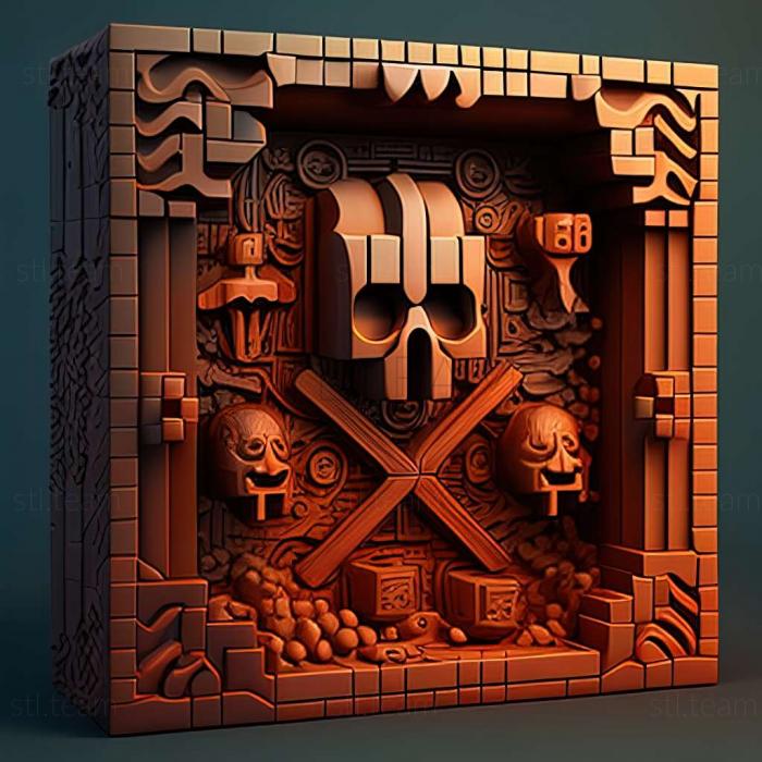 3D model Pixel Dungeons game (STL)